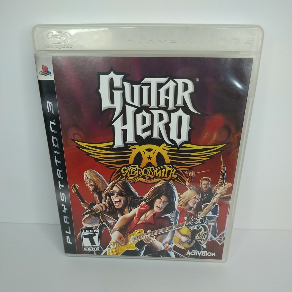 Guitar Hero Aerosmith Video Game Sony PlayStation 3 2008 PS3